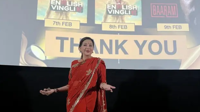 Ayu Azhari Dipuji Jadi Dubbing Suara Sridevi di Film 'English Vinglish' Festival Film India